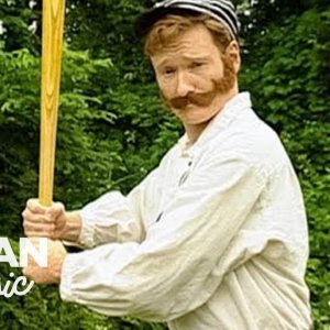 Conan Plays Old Timey Baseball | Late Night with Conan O’Brien